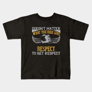 give respect to get respect Kids T-Shirt